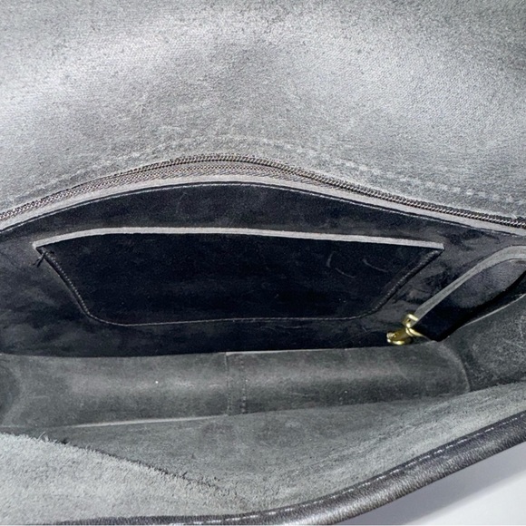 Michael Green Vintage 80’s Messenger Bag Black Shoulder Bag Unisex Y2K - Picture 14 of 15